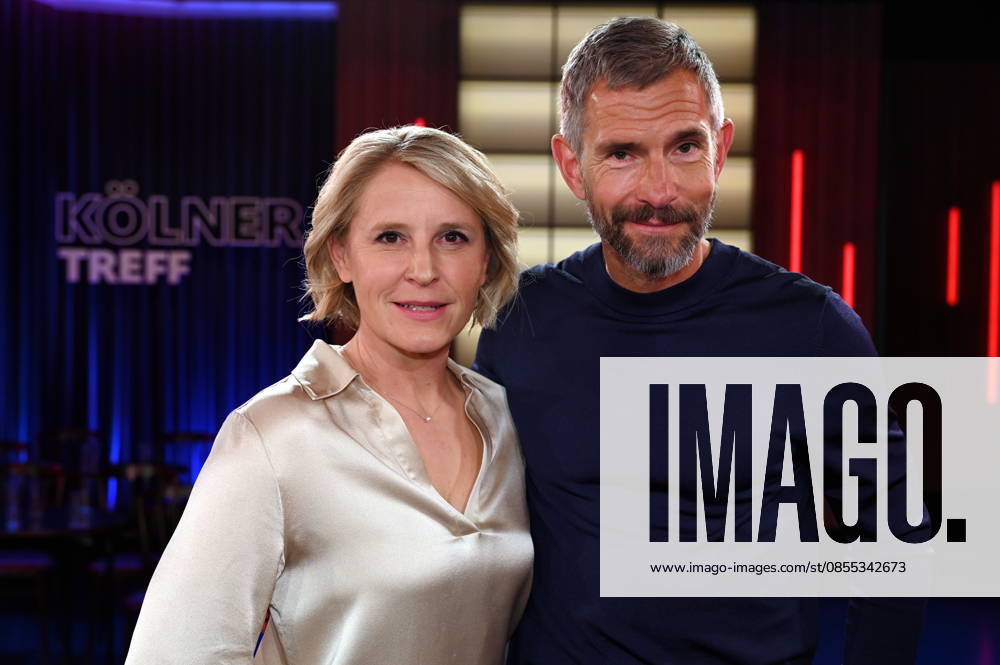 Presenter duo Susan Link and Micky Beisenherz of the WDR talk show Kölner Treff