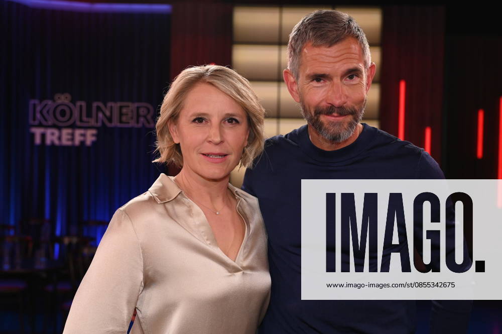 Presenter duo Susan Link and Micky Beisenherz of the WDR talk show Kölner Treff