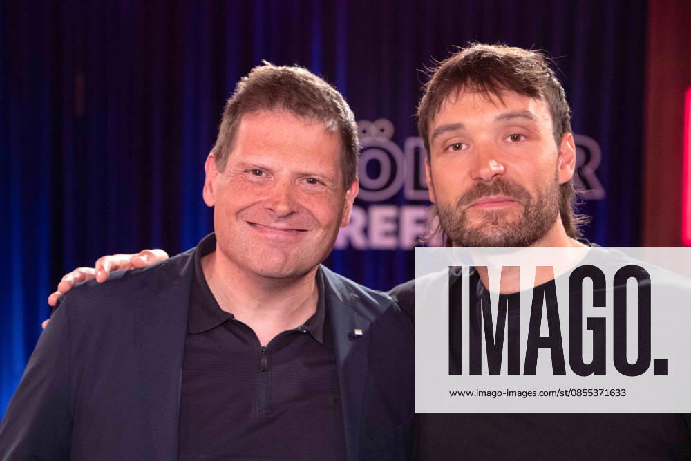 From left Jan ULLRICH, former racing cyclist, Rick ZABEL, former racing cyclist, guest on the program ,,Koelner Treff,, on WDR television
