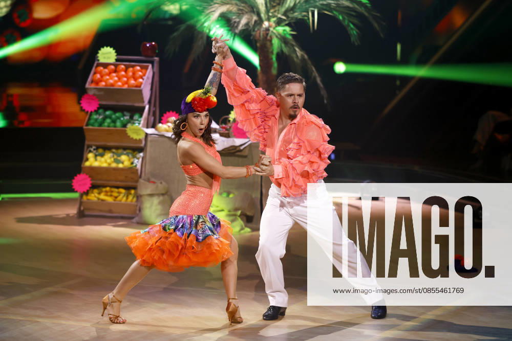 Drummer Gustav Schäfer Tokio Hotel and dancer Anastasia Maruster at the eighth dance show of the 19th season of the RTL dance show Lets Dance at the Coloneum Cologne, 01 05 2026 NRW Germany