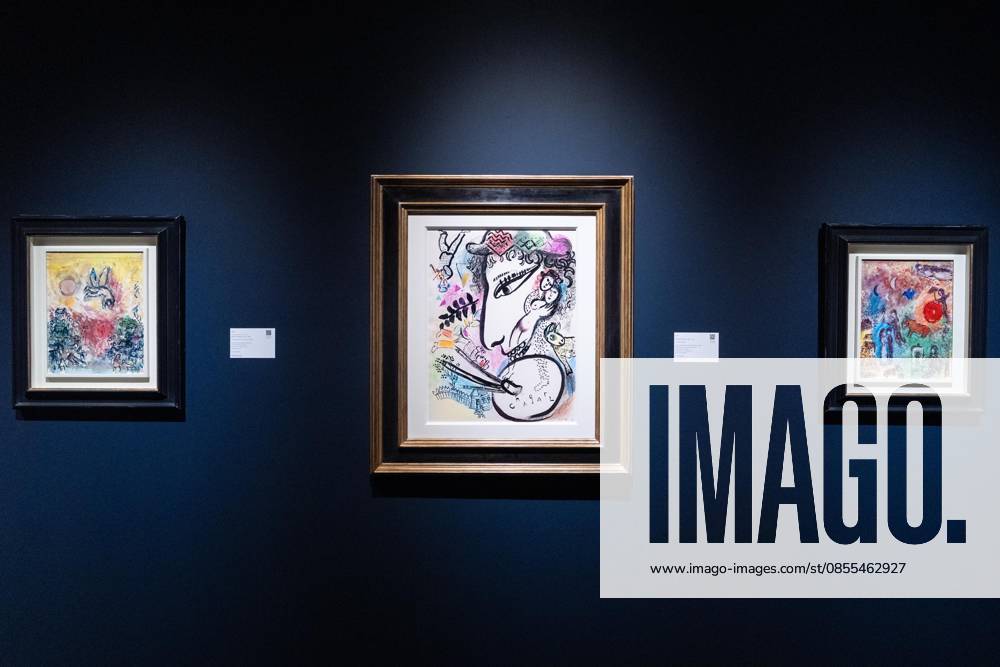 Works by Marc Chagall on view during May Marquee Modern & Contemporary Auctions press preview at Sotheby s The Breuer in New York, NY on May 1, 2026. Bronx USA - ZUMAr339 20260501_znp_r339_043