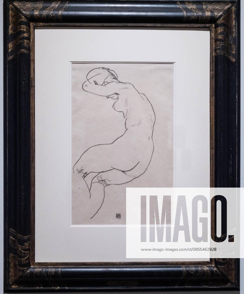 Egon Schiele Gebeugter Frauenakt (Female nude, Bending over on view during May Marquee Modern & Contemporary Auctions press preview at Sotheby s The Breuer in New York, NY on May 1, 2026. Bronx USA - ZUMAr339 20260501_znp_r339_044