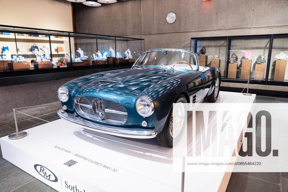 1954 Maserati A6G 54 2000 Spyder Zagato convertible on view during May Marquee Modern & Contemporary Auctions press preview at Sotheby s The Breuer in New York, NY on May 1, 2026. Bronx USA - ZUMAr339 20260501_znp_r339_045