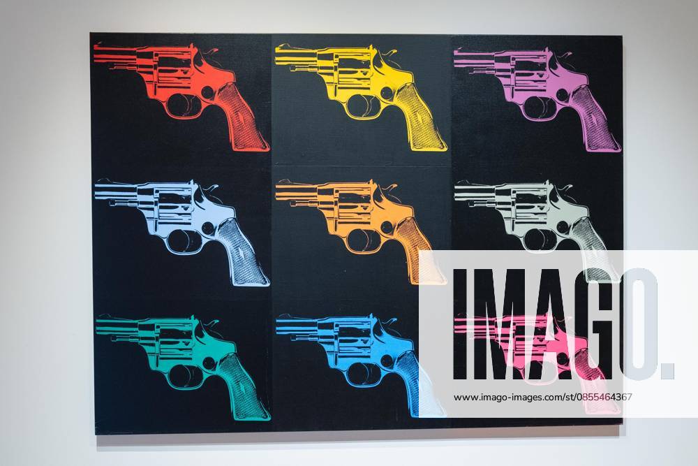 Andy Warhol Guns on view during May Marquee Modern & Contemporary Auctions press preview at Sotheby s The Breuer in New York, NY on May 1, 2026. Bronx USA - ZUMAr339 20260501_znp_r339_017
