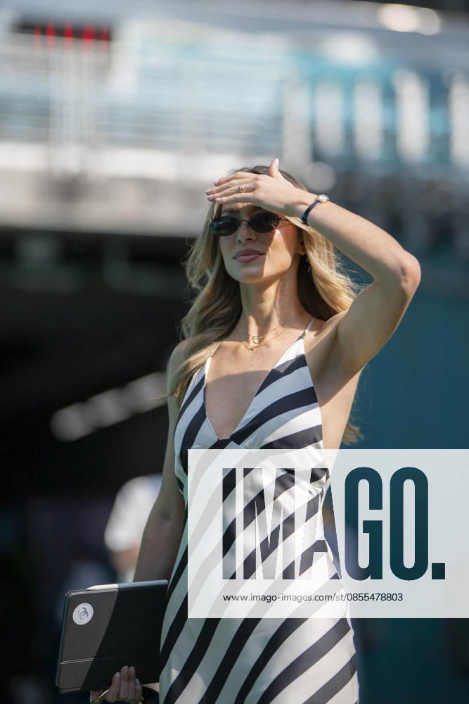 Miami Grand Prix 2026 - Pilots and Girlfriends 31 Esteban Ocon (Haas) and Elena Berri arrival before the Sprint Race session of the F1 Grand Prix of Miami at Miami International Autodrome on May 2, 2026 in Miami Florida . Photo by Eliot Blondet ABACAPRESS.COM Miami Florida United States