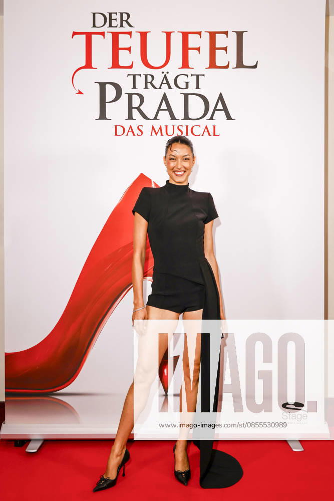 ABB PRADA Rebecca Mir at an exclusive panel talk by Stage Entertainment with first insights into the stage adaptation of the cult film The Devil Wears Prada on May 2, 2026 in Hamburg The musical celebrates its German premiere on December 10, 2026 at the Stage Theater Neue Flora in Hamburg Hamburg Germany
