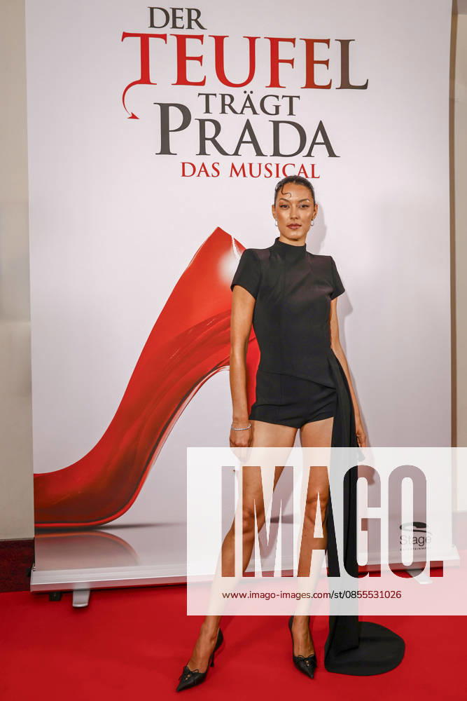 ABB PRADA Rebecca Mir at an exclusive panel talk by Stage Entertainment with first insights into the stage adaptation of the cult film The Devil Wears Prada on May 2, 2026 in Hamburg The musical celebrates its German premiere on December 10, 2026 at the Stage Theater Neue Flora in Hamburg Hamburg Germany