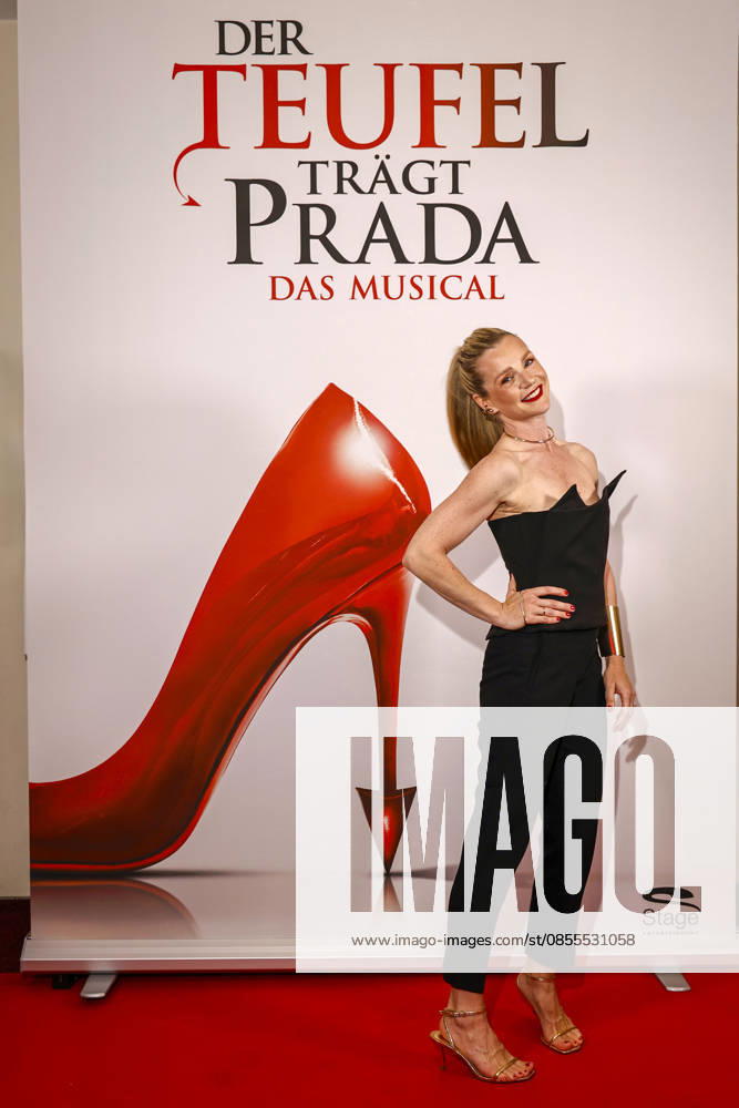 ABB PRADA Kim Sarah Brandts at an exclusive panel talk by Stage Entertainment with first insights into the stage adaptation of the cult film The Devil Wears Prada on May 2, 2026 in Hamburg The musical celebrates its German premiere on December 10, 2026 at the Stage Theater Neue Flora in Hamburg Hamburg Germany