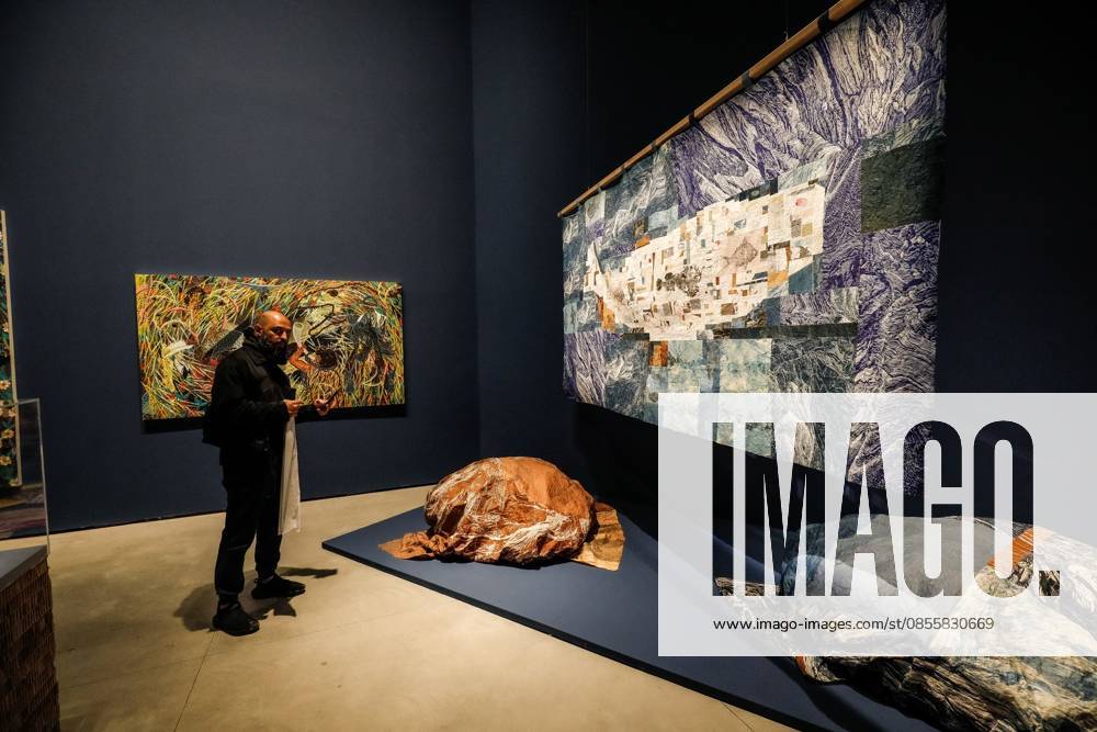 May 5, 2026, Venice. 61st International Art Exhibition of the Venice Biennale, titled In Minor Keys and curated by Koyo Kouoh. Biennale Gardens. Central Pavilion. Work by Ebony G. Patterson. Venice Italy - ZUMAa289 20260505_zia_a289_384