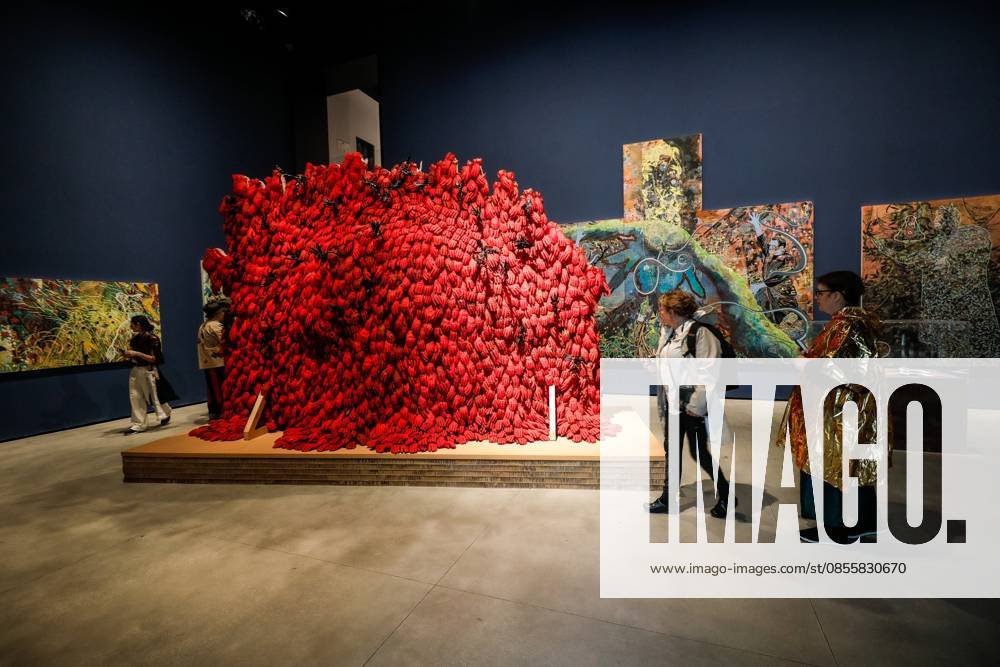 May 5, 2026, Venice. 61st International Art Exhibition of the Venice Biennale, titled In Minor Keys and curated by Koyo Kouoh. Biennale Gardens. Central Pavilion. Work by Ebony G. Patterson. Venice Italy - ZUMAa289 20260505_zia_a289_385