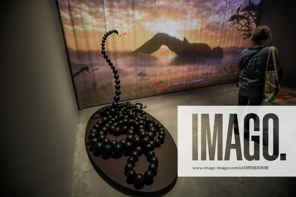 May 5, 2026, Venice. 61st International Art Exhibition of the Venice Biennale, titled In Minor Keys and curated by Koyo Kouoh. Biennale Gardens. Central Pavilion. Work by Wangechi Mutu. Venice Italy - ZUMAa289 20260505_zia_a289_422