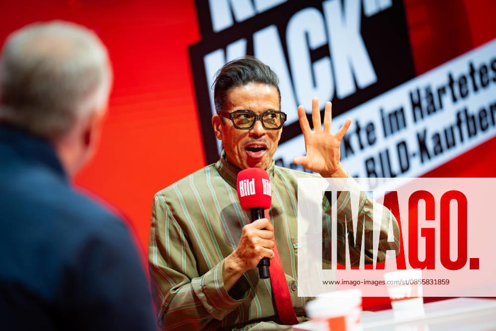 Jorge Gonzalez, presenter, choreographer and model, at the BILD Stage OMR26 Festival in Hamburg, Hamburg Hamburg Germany Fair