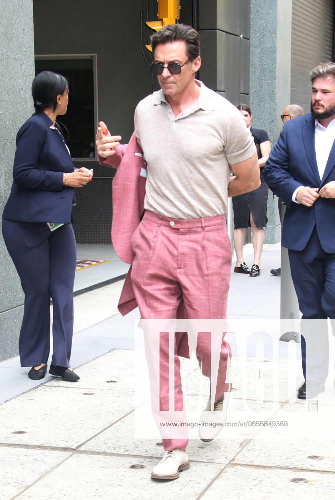 NEW YORK, NY- MAY 6: Hugh Jackman seen at The View on May 6, 2026 in New York City.