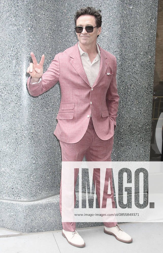 NEW YORK, NY- MAY 6: Hugh Jackman seen at The View on May 6, 2026 in New York City.