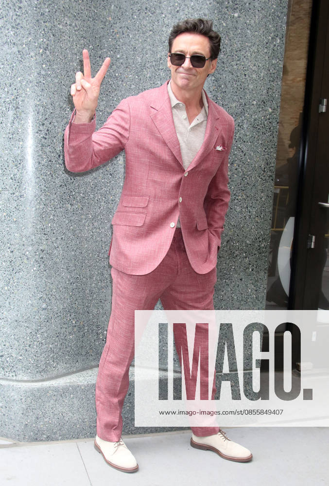 NEW YORK, NY- MAY 6: Hugh Jackman seen at The View on May 6, 2026 in New York City.