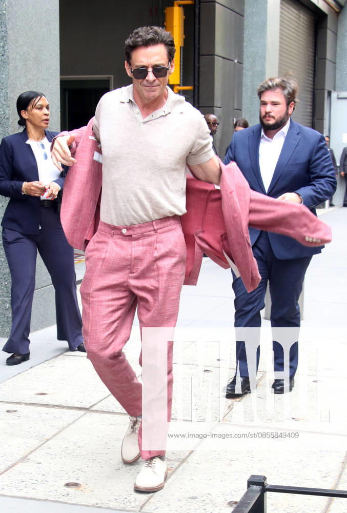 NEW YORK, NY- MAY 6: Hugh Jackman seen at The View on May 6, 2026 in New York City.