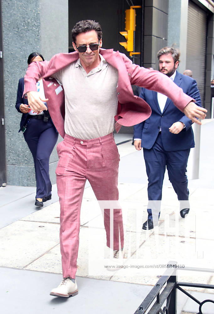 NEW YORK, NY- MAY 6: Hugh Jackman seen at The View on May 6, 2026 in New York City.