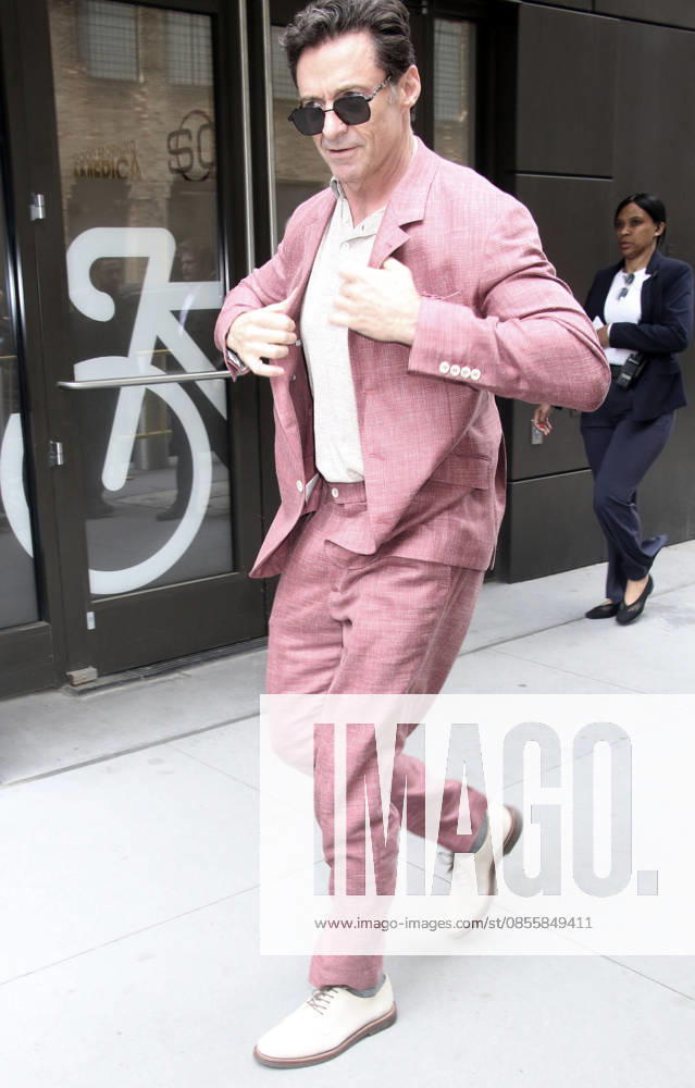 NEW YORK, NY- MAY 6: Hugh Jackman seen at The View on May 6, 2026 in New York City.