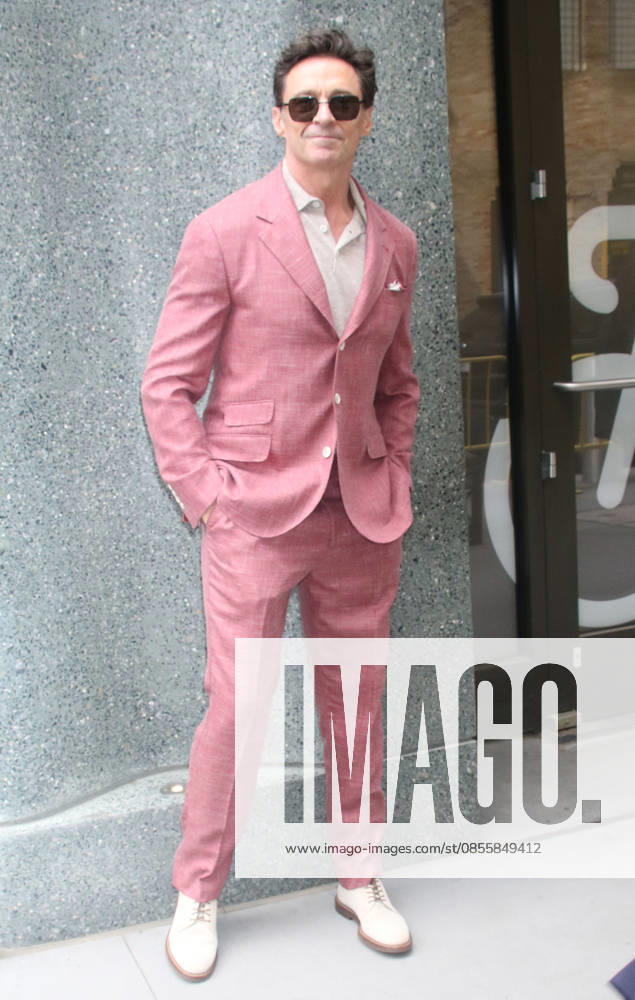 NEW YORK, NY- MAY 6: Hugh Jackman seen at The View on May 6, 2026 in New York City.