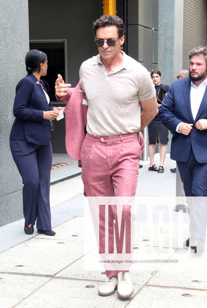 NEW YORK, NY- MAY 6: Hugh Jackman seen at The View on May 6, 2026 in New York City.