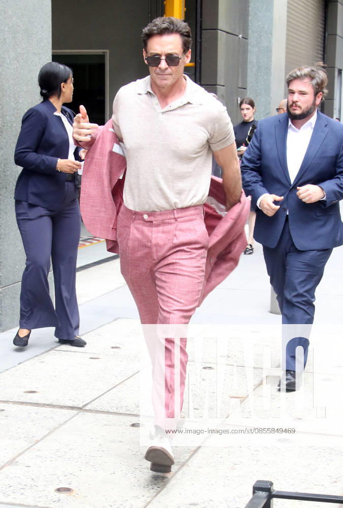 NEW YORK, NY- MAY 6: Hugh Jackman seen at The View on May 6, 2026 in New York City.