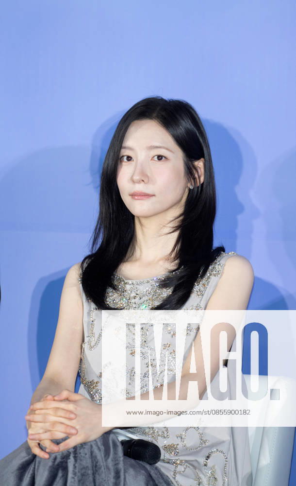 : Cast member Park Ji-Hyun at a press conference for the movie Wild Sing in Seoul, South Korea. The Korean comedy movie recreates earlier era of K-pop scene. aflo_329509970
