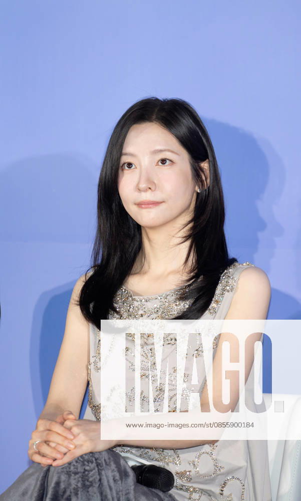 : Cast member Park Ji-Hyun at a press conference for the movie Wild Sing in Seoul, South Korea. The Korean comedy movie recreates earlier era of K-pop scene. aflo_329509976
