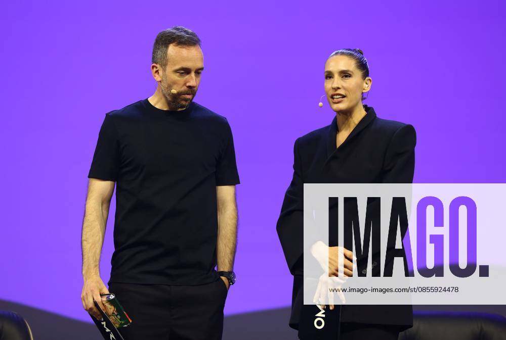 GER, Hamburg, trade fair, exhibition halls, Online Marketing Rockstars Festival, event for digital marketing and technology, OMR Expo, trade fair, OMR Festival 2026 in Hamburg, Philipp Westermeyer founder and CEO, OMR and Andrea Petkovic former tennis player, presenter, TV commentator CE
