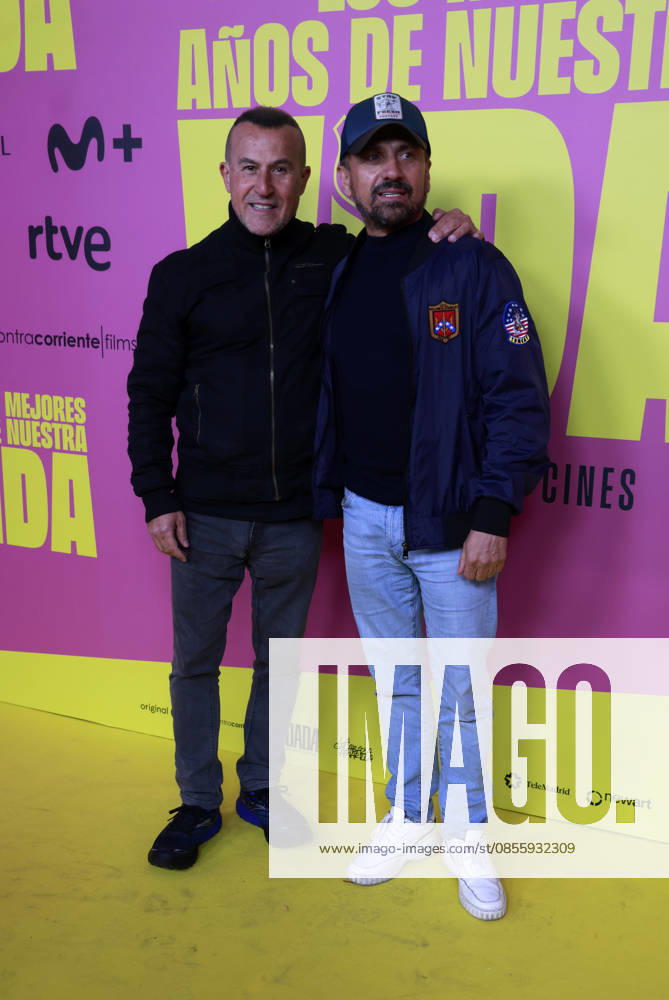 Hombres G premiere their film, Los mejores anos de nuestra vida Richy Castellanos and José Mota during the premiere of the film Los mejores anos de nuestra vida , on May 7, 2026, in Madrid Spain It is an intimate and emotional portrait of Hombres G, a band that marked several generations and is still as relevant as in its beginnings Through unpublished material and a contemporary look, the documentary celebrates 40 years of friendship, music and inexhaustible energy 07 MAY 2026 Madrid Madrid Spain