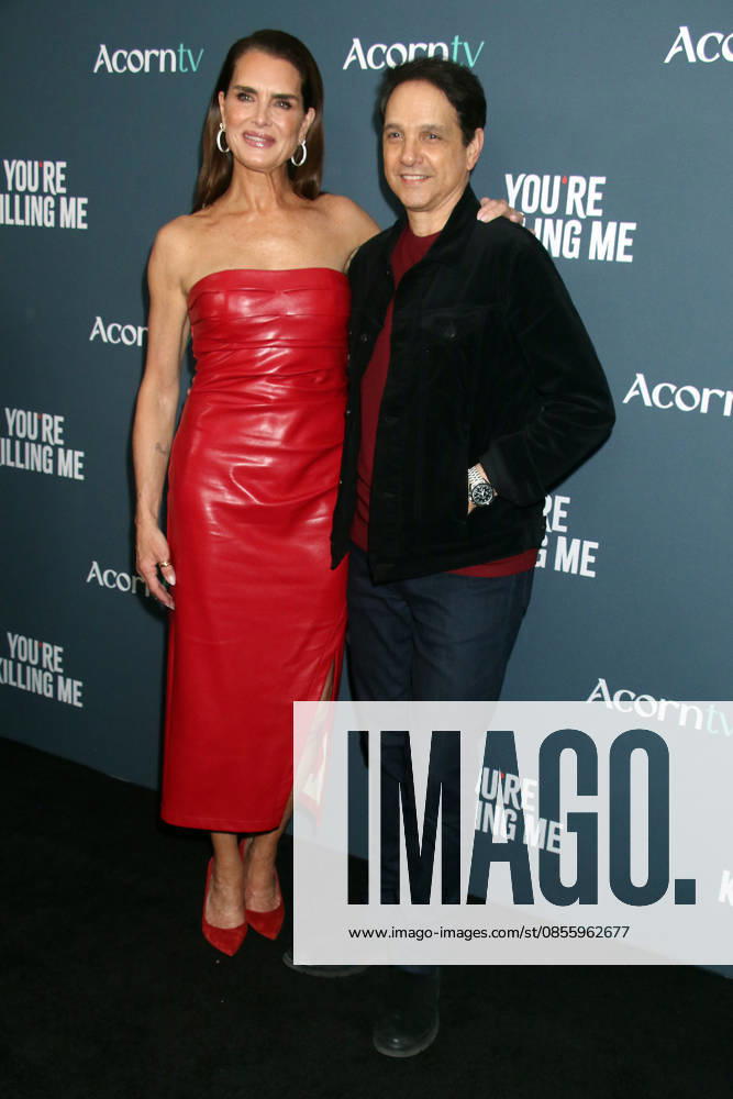 NEW YORK, NY- MAY 7: Brooke Shields and Ralph Macchio at the New York Premiere of Acorn TVs ˜Youre Killing Me on May 7, 2026 at the Crosby Street Hotel in New York City.