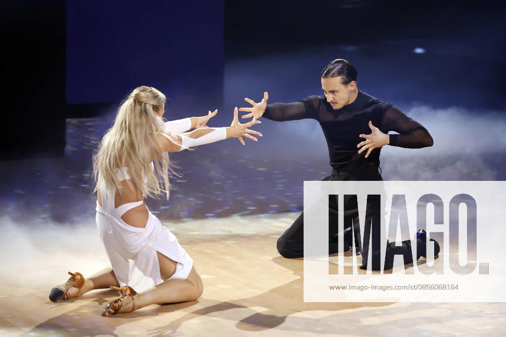 Singer Milano Milane Baybah and professional dancer Marta Arndt at the ninth dance show of the 19th season of the RTL dance show Lets Dance at the Coloneum Cologne, 08 05 2026 NRW Germany