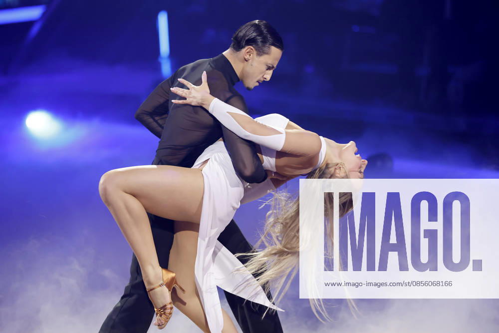 Singer Milano Milane Baybah and professional dancer Marta Arndt at the ninth dance show of the 19th season of the RTL dance show Lets Dance at the Coloneum Cologne, 08 05 2026 NRW Germany