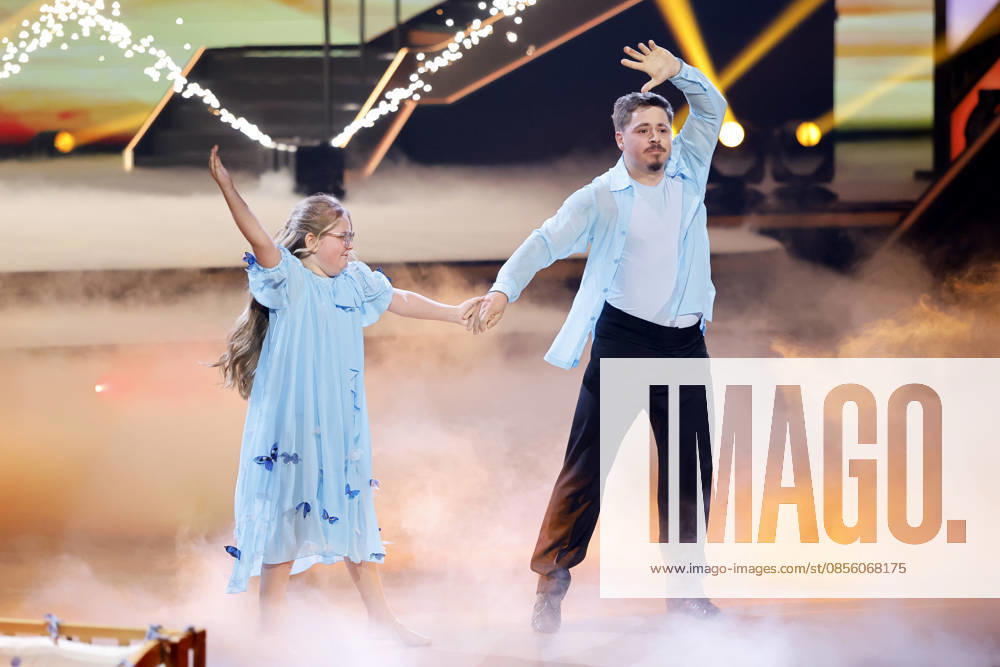 Drummer Gustav Schäfer Tokio Hotel here dancing with his daughter Lotti is eliminated from the ninth dance show of the 19th season of the RTL dance show Lets Dance at the Coloneum Cologne, 08 05 2026 NRW Germany