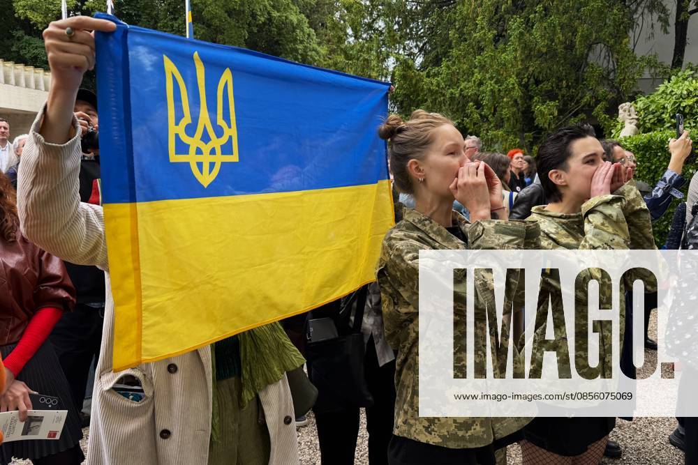 The 61st International Art Exhibition Biennale Arte 2026 will take place in Venice from May 9 to November 22, 2026 The event will take place in Arsenale and Giardini Photo demonstrators in front of the Russia Pavilion