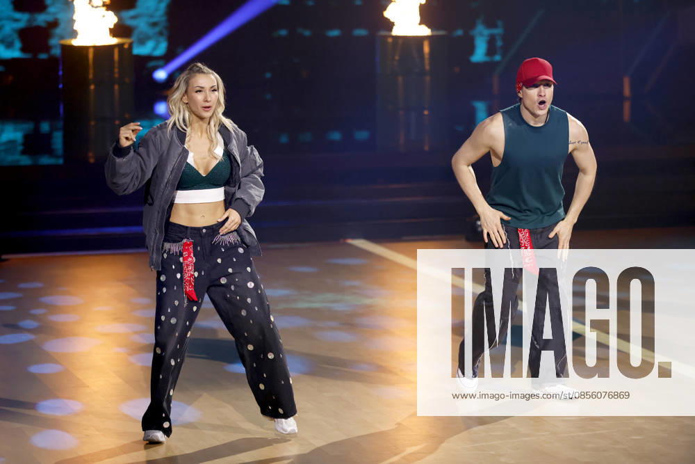 Singer Anna Carina Woitschack and dancer Evgeny Vinokurov at the ninth dance show of the 19th season of the RTL dance show Lets Dance at the Coloneum Cologne, 08 05 2026 NRW Germany