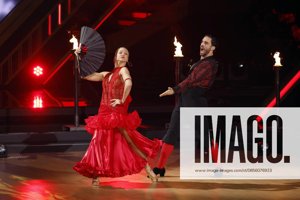 Actor Jan Kittmann GZSZ and dancer Kathrin Menzinger at the ninth dance show of the 19th season of the RTL dance show Lets Dance at the Coloneum Cologne, 08 05 2026 NRW Germany
