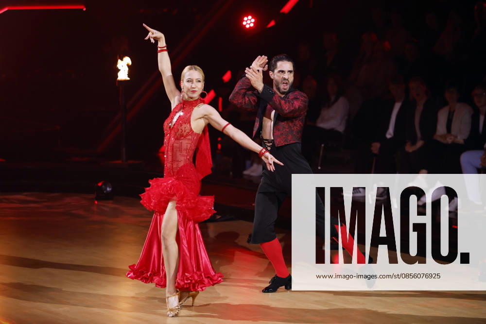 Actor Jan Kittmann GZSZ and dancer Kathrin Menzinger at the ninth dance show of the 19th season of the RTL dance show Lets Dance at the Coloneum Cologne, 08 05 2026 NRW Germany