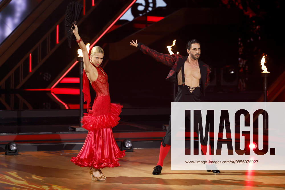 Actor Jan Kittmann GZSZ and dancer Kathrin Menzinger at the ninth dance show of the 19th season of the RTL dance show Lets Dance at the Coloneum Cologne, 08 05 2026 NRW Germany