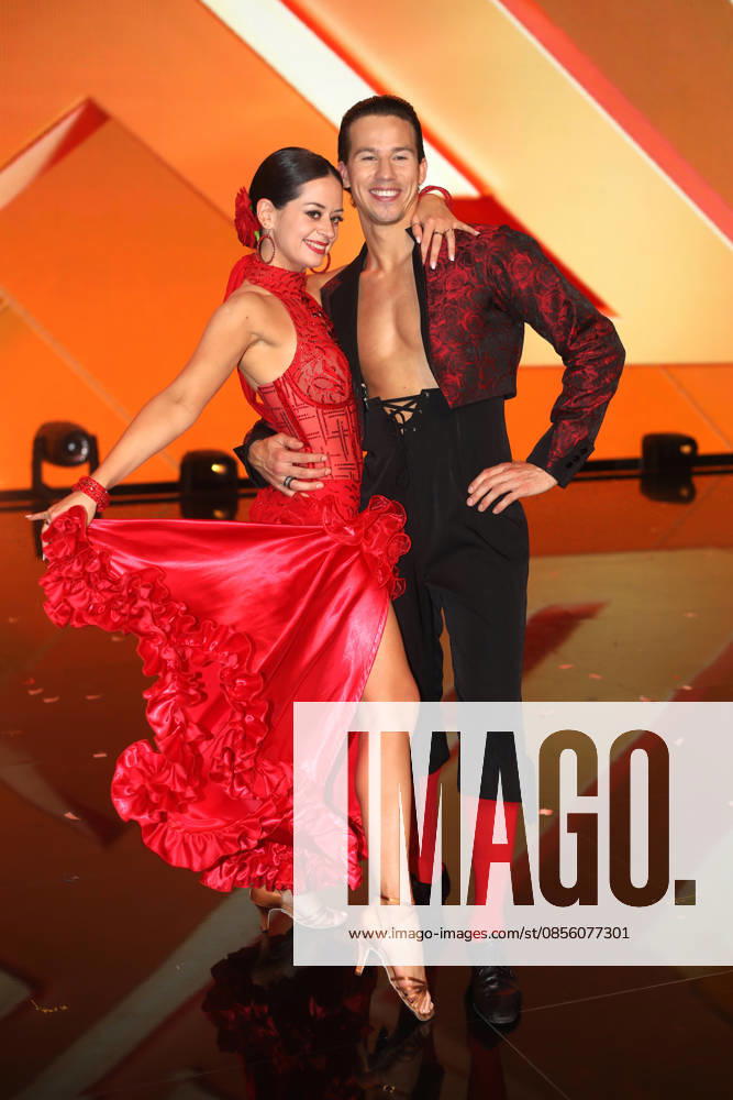 Lets Dance Show 9 in Cologne Malika Dzumaev and Joel Mattli at the 9 dance show of the 19 season of the RTL dance show Lets Dance at the Coloneum Cologne NRW Germany