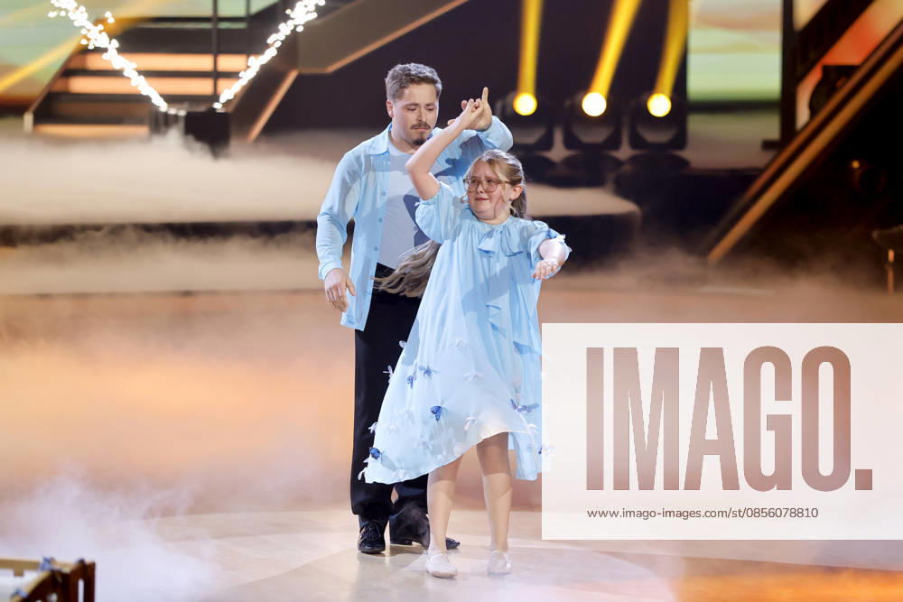 Drummer Gustav Schäfer Tokio Hotel here dancing with his daughter Lotti is eliminated from the ninth dance show of the 19th season of the RTL dance show Lets Dance at the Coloneum Cologne, 08 05 2026 NRW Germany