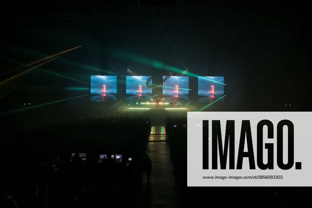 Christopher von Deylen aka Schiller during the opening concert of EUPHORIA In Surround Sound The Arena Tour 2026 on May 9, 2026 at the QUARTERBACK Immobilien ARENA in Leipzig The current tour presents the new album Euphoria with an immersive light and surround show Schiller 2026
