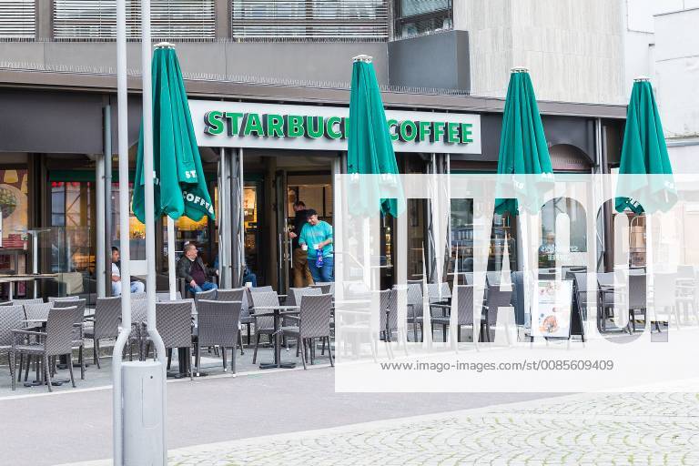 Bochum THEME PHOTOS Store 21 09 2018 Branch of Starbucks Coffee at THEMENBILD stores 21 09 2018