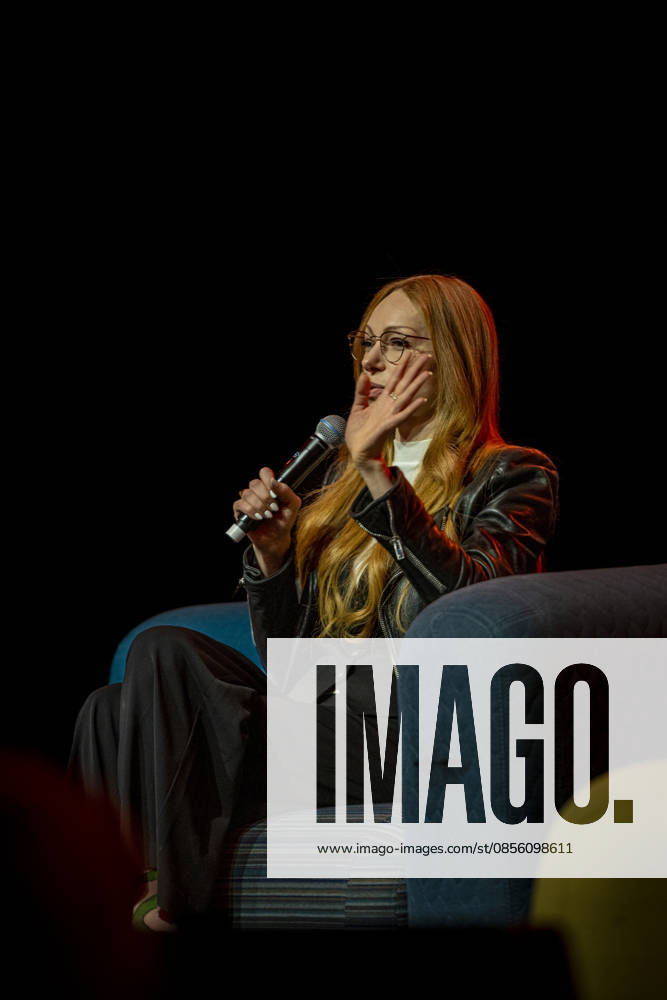 s-Hertogenbosch, Noord-Brabant, Netherlands: On May 9, 2026, Actor LAURA PREPON, known for her roles in That 70s Show and Orange Is the New Black, participates in a Q&A session at Comic Con Holland in s-Hertogenbosch, Netherlands. s-Hertogenbosch Netherlands - ZUMAp202 20260509_zip_p202_006
