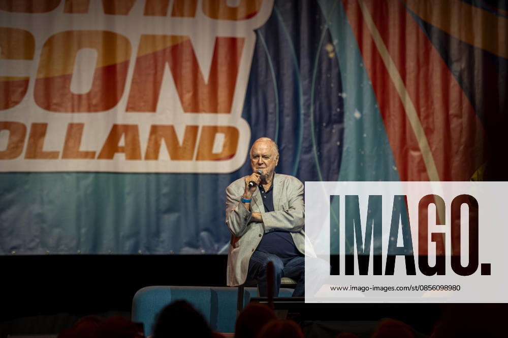 s-Hertogenbosch, Noord-Brabant, Netherlands: On May 9, 2026, actor and comedian JOHN CLEESE, participates in a Q&A session at Comic Con Holland in s-Hertogenbosch, Netherlands, May 9, 2026. s-Hertogenbosch Netherlands - ZUMAp202 20260509_zip_p202_016