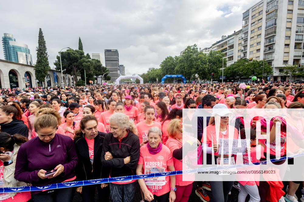 Womens Race 2026 in Madrid Numerous runners participate in the Womens Race 2026, on May 10, 2026, in Madrid Spain The 22nd edition of the Womens Race Central Lechera Asturiana has had 38 000 participants, who have run the 6 and a half kilometers from Paseo de la Castellana to Paseo de Camoens 10 MAY 2026 CARRERA POPULAR Madrid Madrid Espana