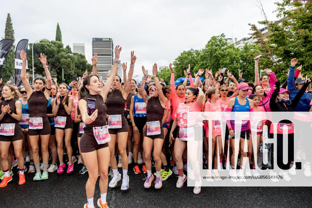 Womens Race 2026 in Madrid Numerous runners participate in the Womens Race 2026, on May 10, 2026, in Madrid Spain The 22nd edition of the Womens Race Central Lechera Asturiana has had 38,000 participants, who have run the 6 and a half kilometers from Paseo de la Castellana to Paseo de Camoens 10 MAY 2026 CARRERA POPULAR Madrid Madrid Espana