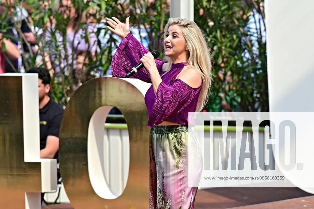 ZDF Fernsehgarten singer Beatrice Egli during the ZDF entertainment show Fernsehgarten on 10 05 2026 in Mainz 20260510MWI120504