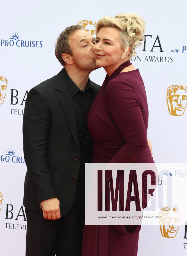 The 2026 BAFTA Television Awards in London. Stephen Graham kissing Hannah Walters at the 2026 BAFTA Television Awards at the Royal Festival Hall in London, England. London Royal Festival Hall UK