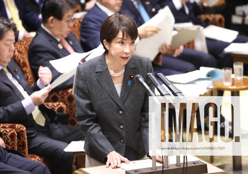 Tokyo, Japan - Japanese Prime Minister Sanae Takaichi answers a question at Upper House s audit committee session at the National Diet in Tokyo on Monday, May 11, 2026. (photo by Yoshio Tsunoda AFLO) aflo_329953285
