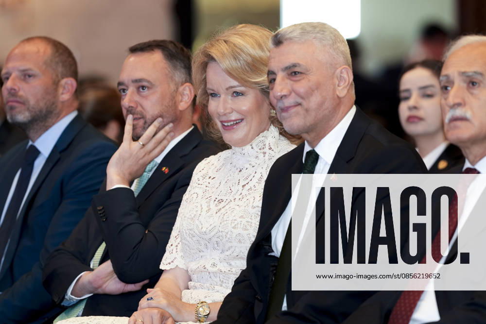 Belgium-Turkiye Business Forum in Turkiye s Istanbul ISTANBUL, TURKIYE - MAY 11: Queen Mathilde, Turkish Trade Minister Omer Bolat, Belgian Foreign Minister Maxime Prevot, Belgian Defense Minister Theo Francken attend the Belgium-Turkiye Business Forum held in Istanbul, Turkiye on May 11, 2026. Arife Karakum Anadolu Istanbul Turkey. Editorial use only. Please get in touch for any other usage.